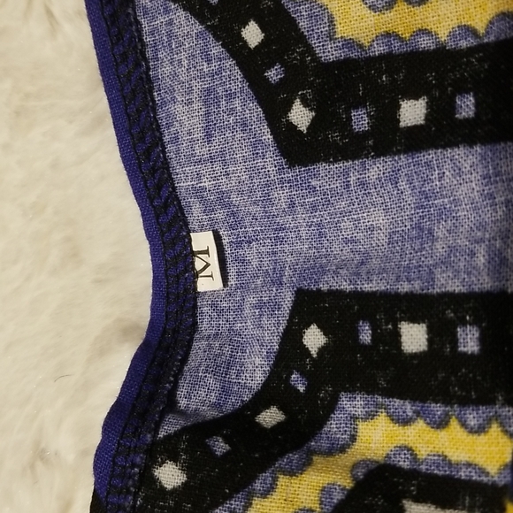 Dashiki African Print Pullover Shirt Top Blouse Orange Size Medium - Picture 6 of 6